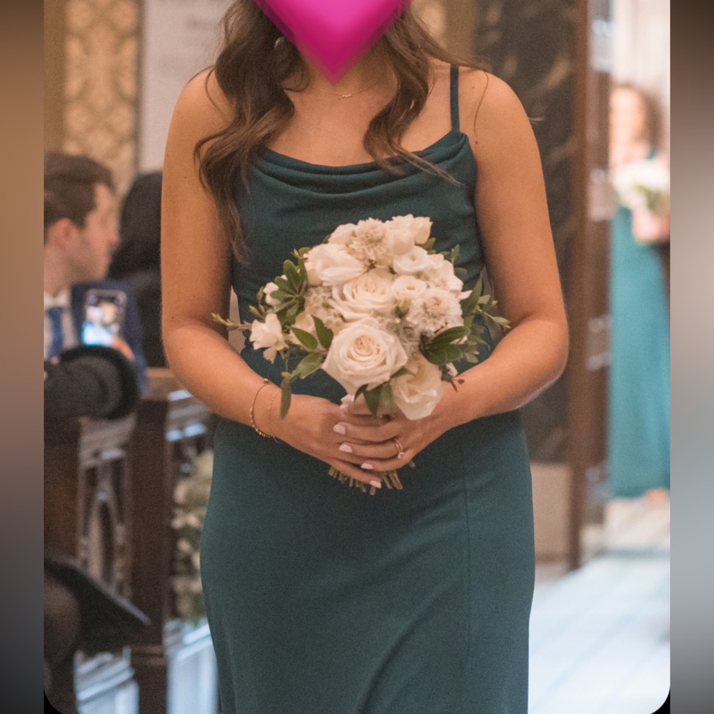 Birdy Grey Ash Crepe Dress - Emerald - Picture 8 of 8